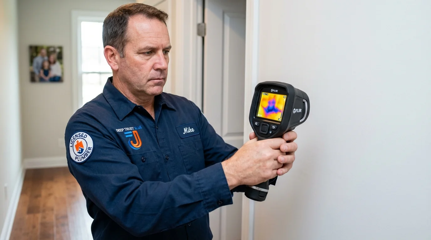Thermal imaging leak detection by Johns Plumbing LLC in Thornton